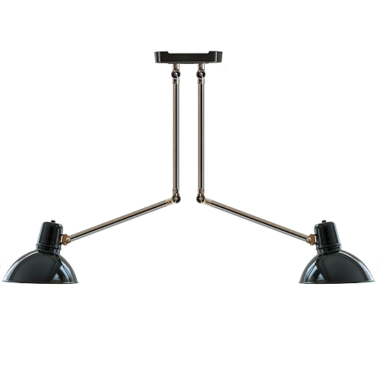 FRANKFURT II Pipe pendant light in the Bauhaus style